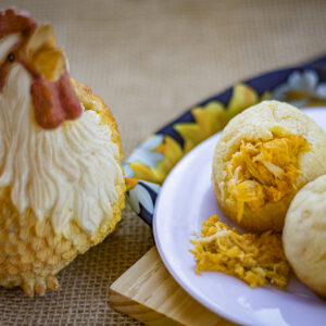 Pão de Queijo Recheado com Frango e Requeijão - 1kg