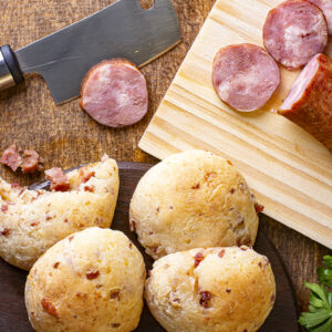 Pão de Queijo com Calabresa na Massa 500G